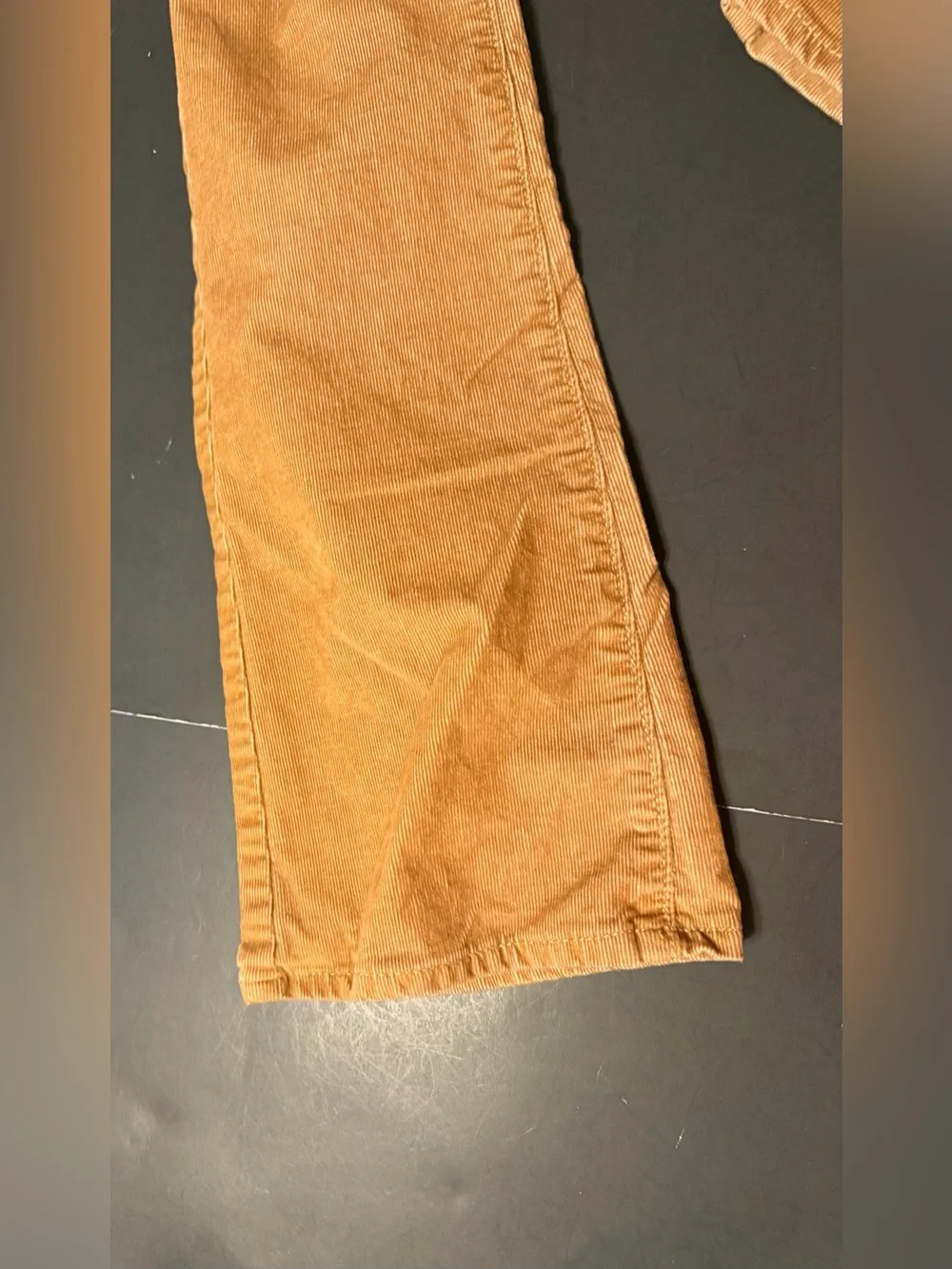 Old Navy Girls Corduroy High Rise Flare Size 8 Graham Color Adjustable Waist